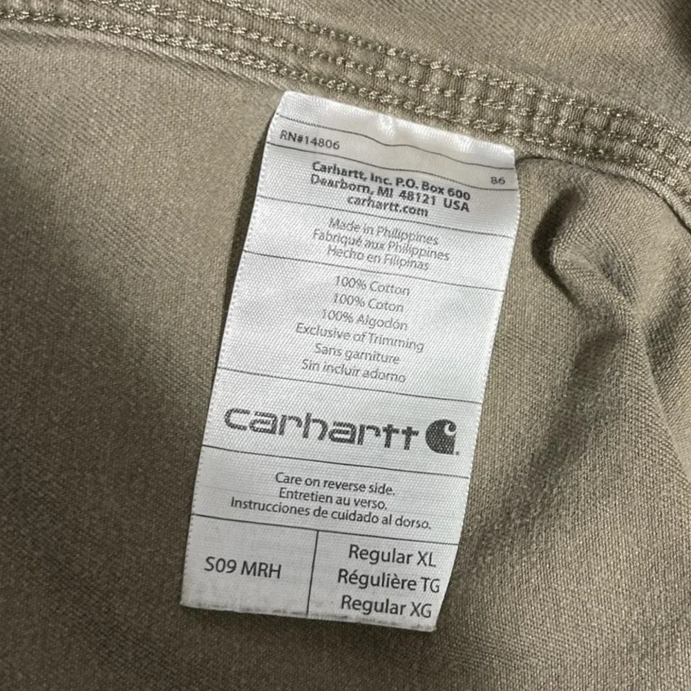 Button Up Workwear Collar Outdoors 100%‎ Cotton Men's XL